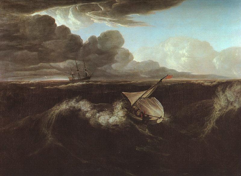 Washington Allston Storm Rising at Sea Sweden oil painting art
